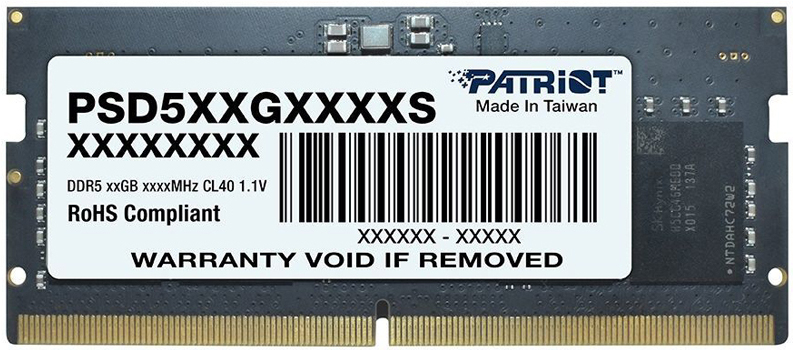 

Модуль оперативной памяти (ОЗУ) Patriot DDR5 32Gb 4800MHz PSD532G48002S