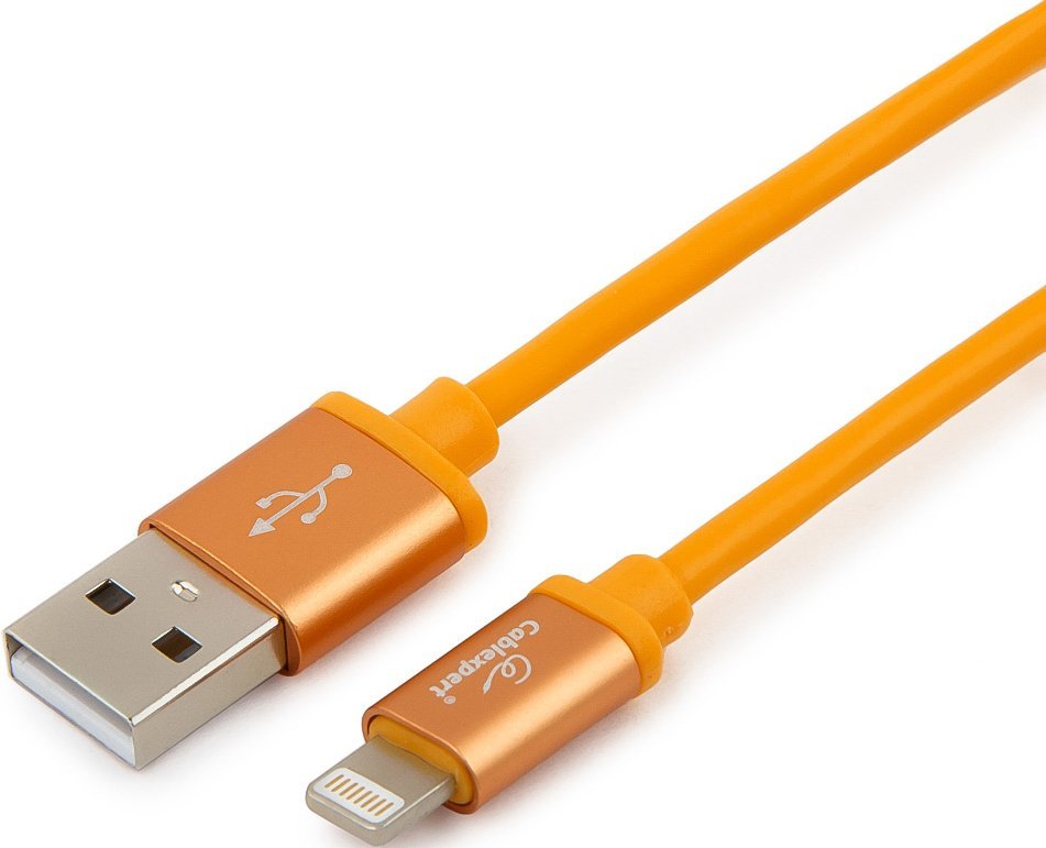 

Gembird Cablexpert Silver Series USB - Lightning 1m Orange [CC-S-APUSB01O-1M], Cablexpert Silver Series USB - Lightning 1m