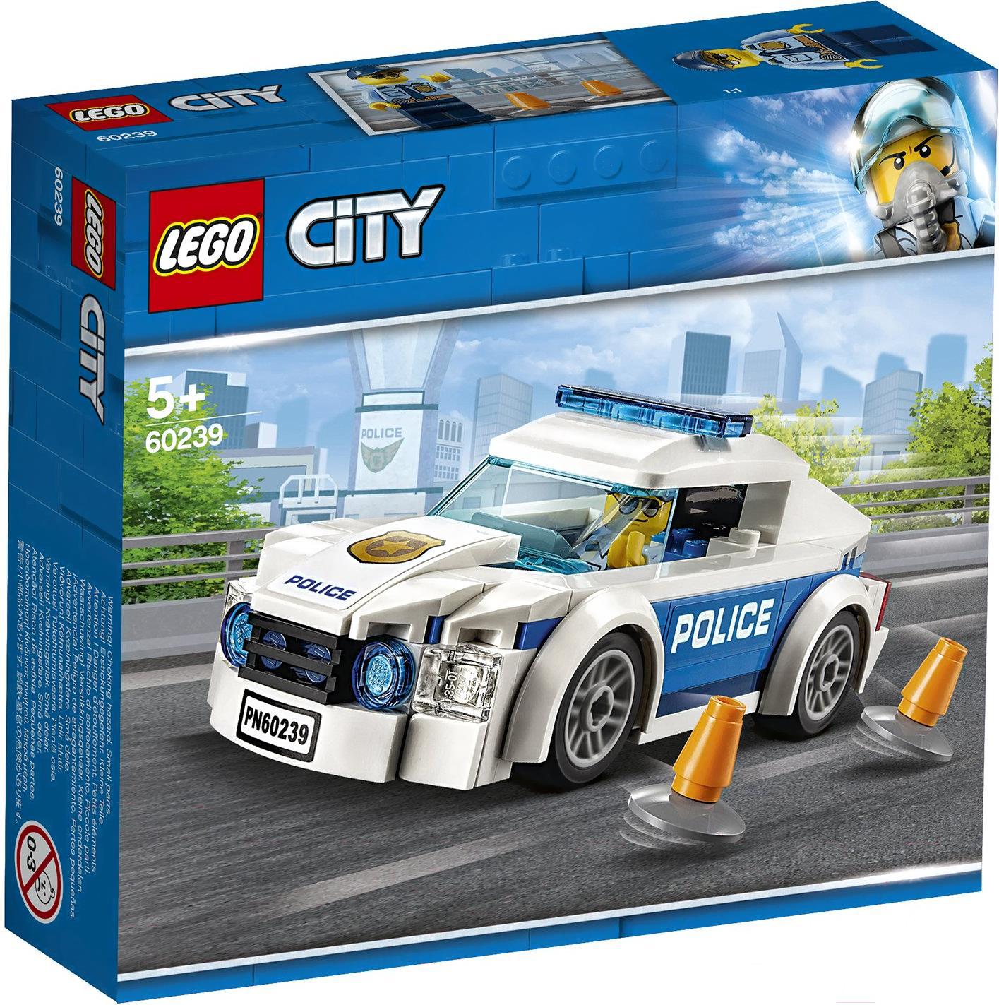 

Конструктор LEGO City 60239 Автомобиль полицейского патруля, City Автомобиль полицейского патруля