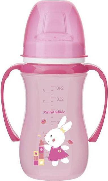 

Поильник Canpol Easy Start Sweet Fun 240мл розовый [35/208], Easy Start Sweet Fun 240мл 35/208