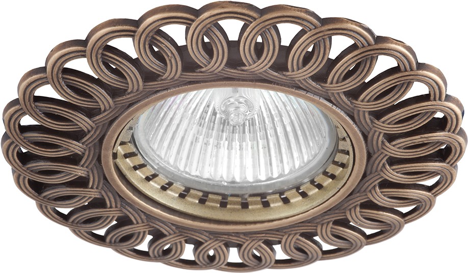 

Встраиваемый точечный светильник Donolux N1555-Old Brass