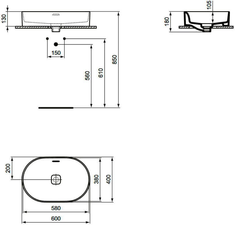 

Умывальник Ideal Standard Strada II [T360401], Strada II