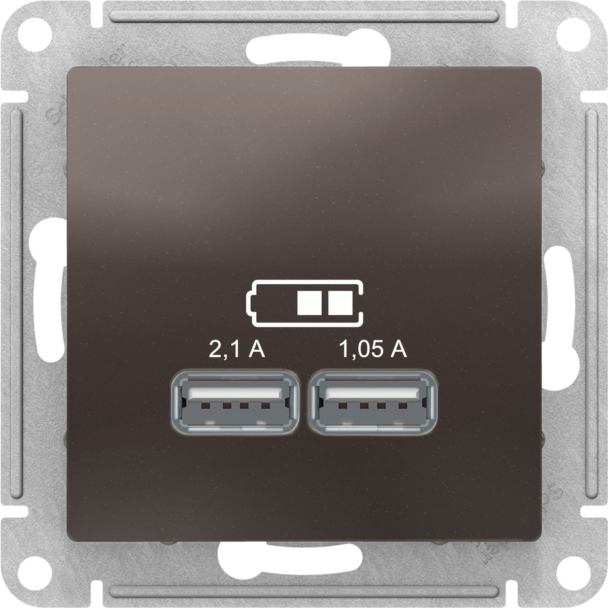 

Розетка Schneider Electric AtlasDesign мокко [ATN000633], Розетка Schneider Electric AtlasDesign ATN000633 мокко