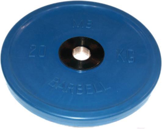 

Диск для штанги MB Barbell Олимпийский d51 мм 20 кг синий, d51мм 20кг олимпийский