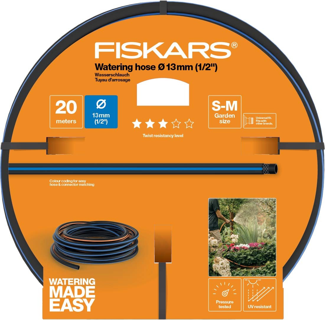 

Поливочный шланг Fiskars 1/2 20 м Q3 [1027102], Поливочный шланг Fiskars 1/2 20 м Q3 1027102
