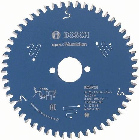 

Диск пильный Bosch Expert for Aluminium 165x30x2.6/1.6x52T [2.608.644.096], Expert for Aluminium 165x30x2.6/1.6x52T