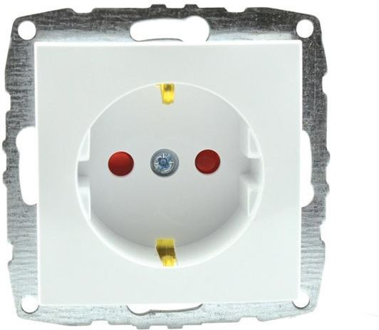 

Розетка Mono Electric L/D с/з с защитой для детей белый [500-001921-119], L/D с/з с защитой для детей