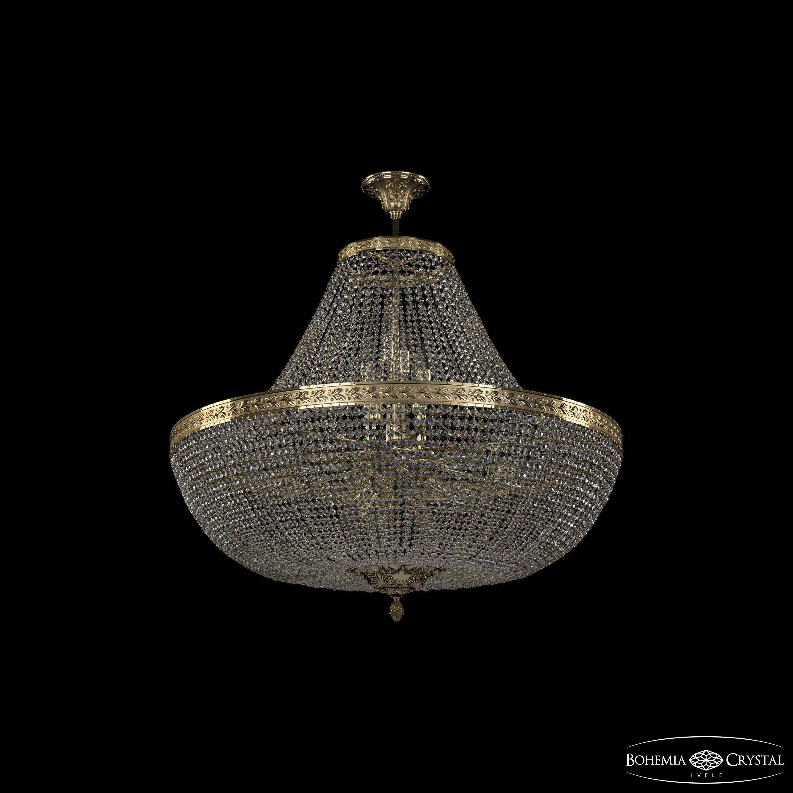 

Люстра на штанге Bohemia Ivele Crystal 19051/H1/90IV G C1