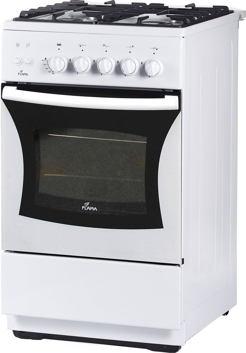 

Газовая плита Flama FG 24230 W без крышки белый