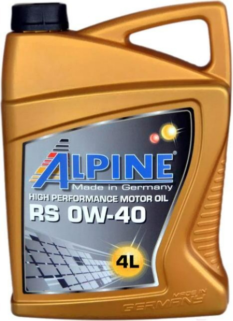 

Моторное масло Alpine RS 0W40 4л (0100228)
