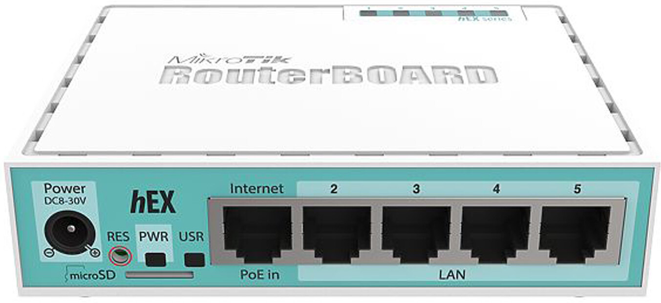 

Маршрутизатор Mikrotik Hex [RB750Gr3], Маршрутизатор MikroTik RB750Gr3