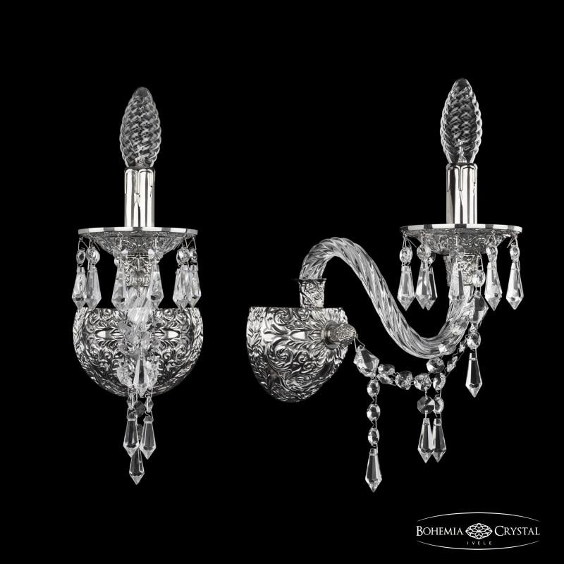 

Бра Bohemia Ivele Crystal хрустальная [16103B/1/165 Ni], хрустальная