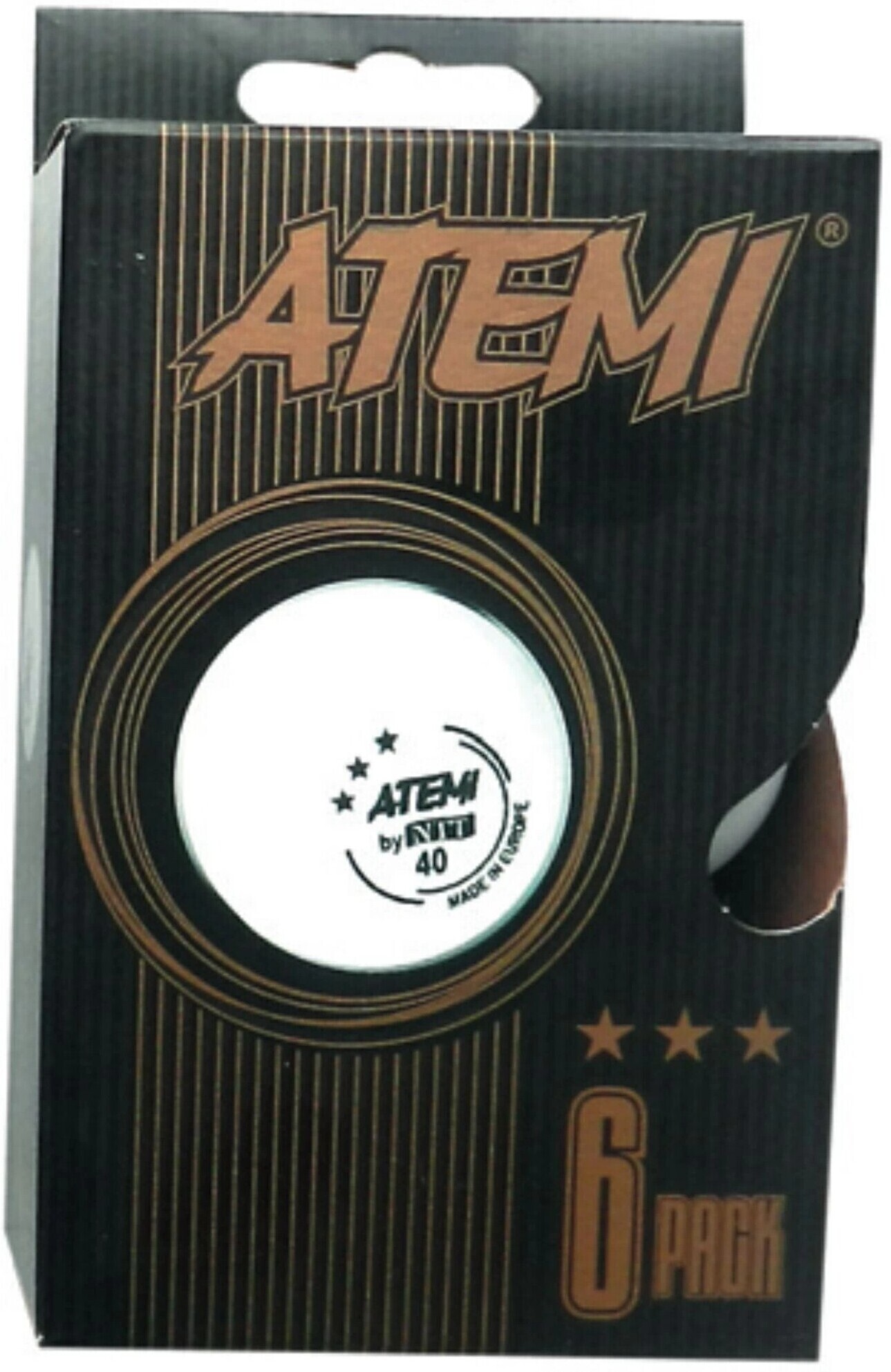 

Мячи для настольного тенниса Atemi 3 6 шт белый