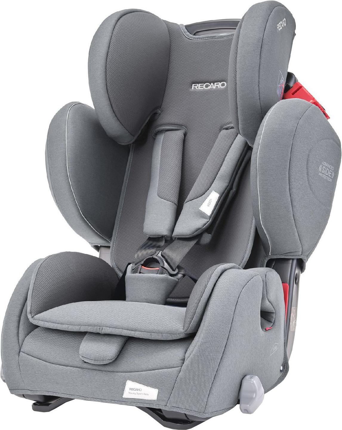 

Автокресло RECARO Young Sport Hero Prime Silent Grey [00088014310050], Young Sport Hero Prime