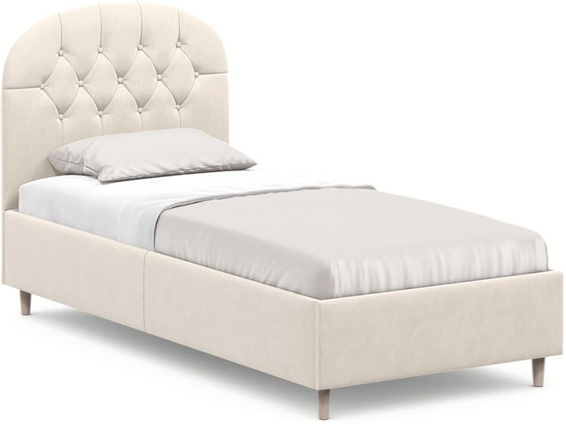 

Кровать Moon Trade Moon Family 1252 90x200 без ПМ велюр бежевый (К003795)