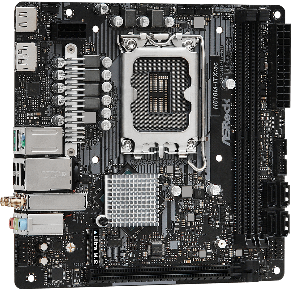 

Материнская плата ASRock H610M-ITX/AC