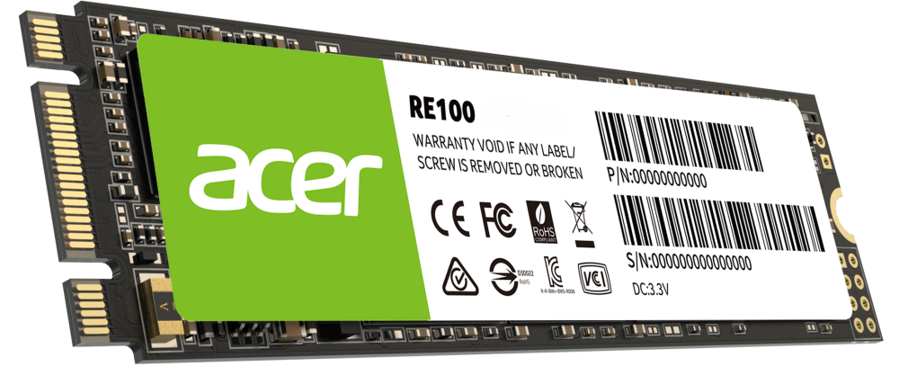 

Твердотельный накопитель Acer SSD 256GB RE100 M.2 (BL.9BWWA.113)
