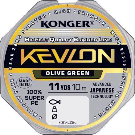 

Плетеная леска KONGER KEVLON X4 10м 0,06 мм Olive green [250015006], Плетеная леска KONGER KEVLON X4 10м 0,06 мм 250015006 Olive green