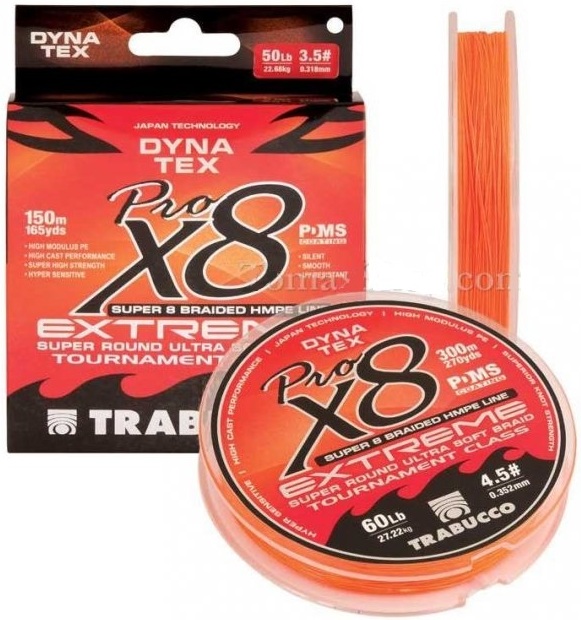 

Леска плетеная Trabucco X8 Extreme Pro 150м 0,15 мм (054-26-150)