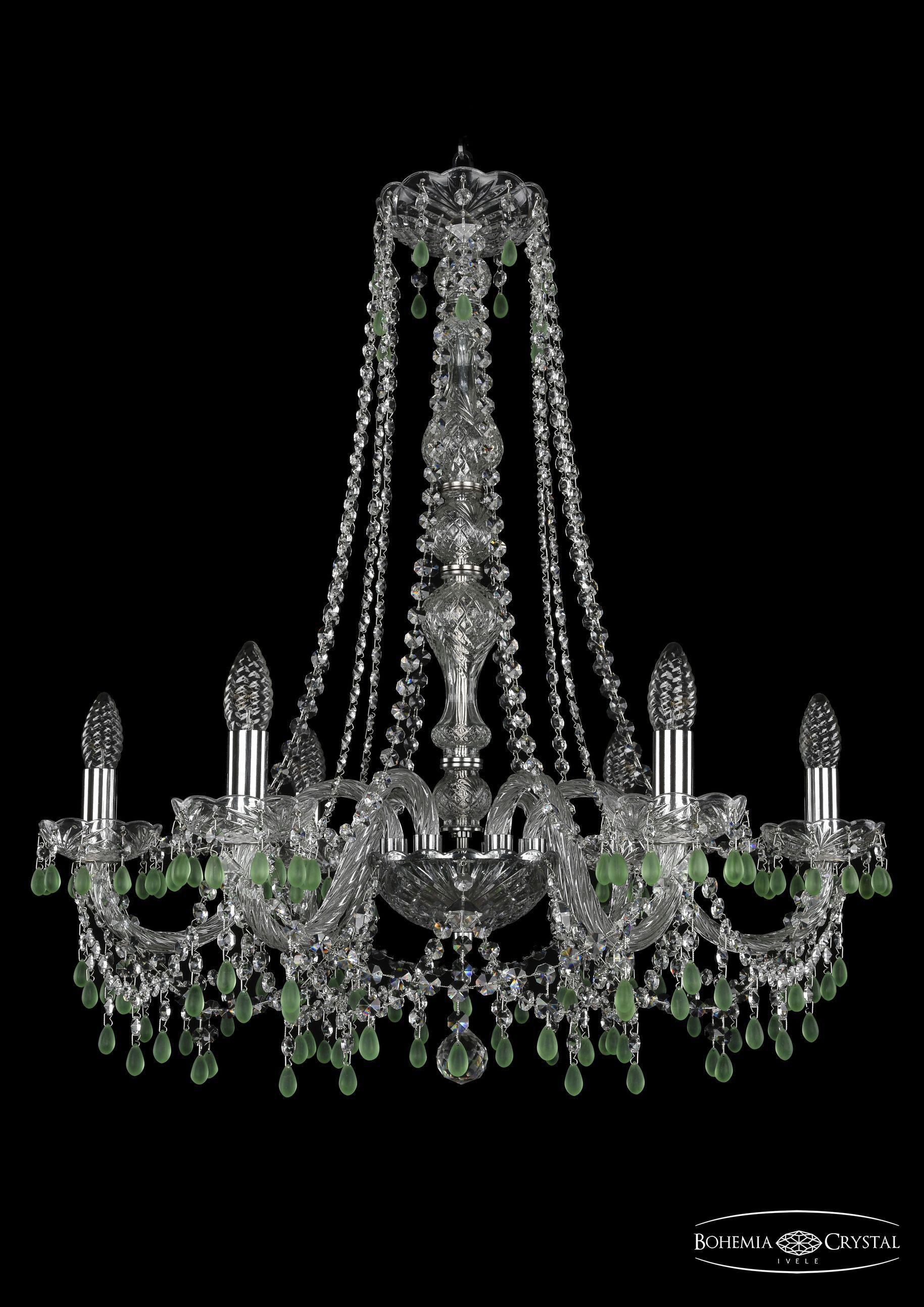 

Подвесная люстра Bohemia Ivele Crystal 1410/6/240/h-74/Ni/V5001