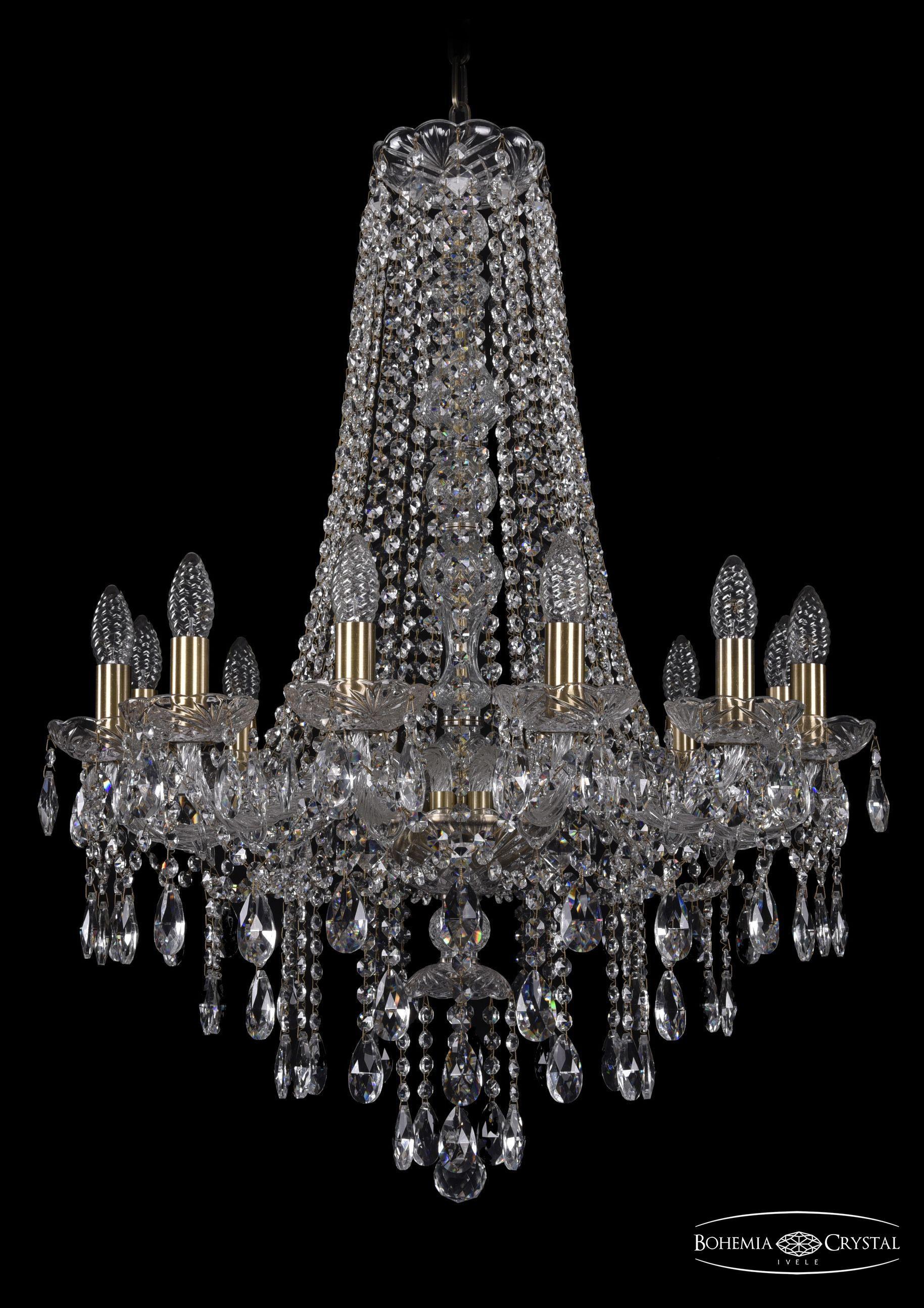 

Подвесная люстра Bohemia Ivele Crystal 1415/12/220/h-86/Pa