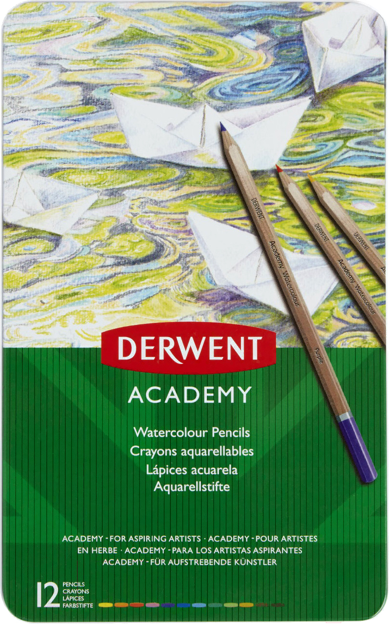 

Товары для творчества Derwent Academy Watercolour 12 цветов, Карандаш цветной Derwent Academy Watercolour 12 цветов 2301941