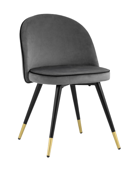 

Стул Stool Group Gabi LUX велюр серый [DC-69030H HLR-21], Стул Stool Group Gabi LUX велюр DC-69030H HLR-21 серый