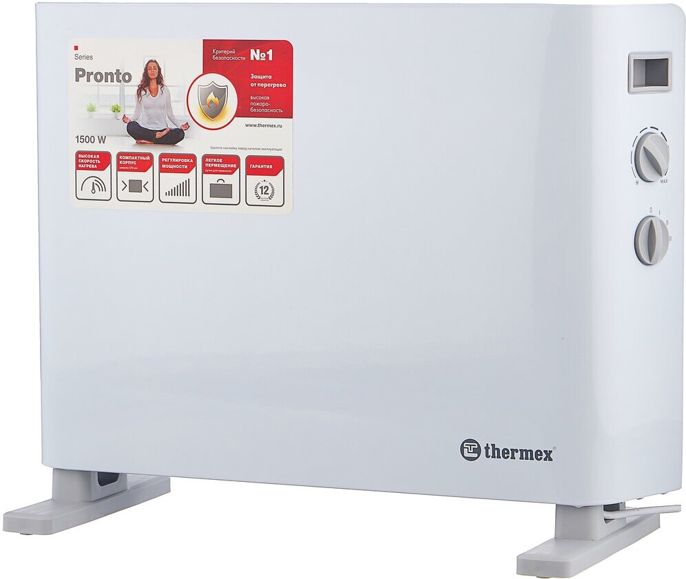 

Конвектор Thermex Pronto 1500M White, Конвектор THERMEX PRONTO 1500M WHITE