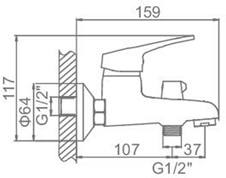 

Смеситель Ledeme L3013