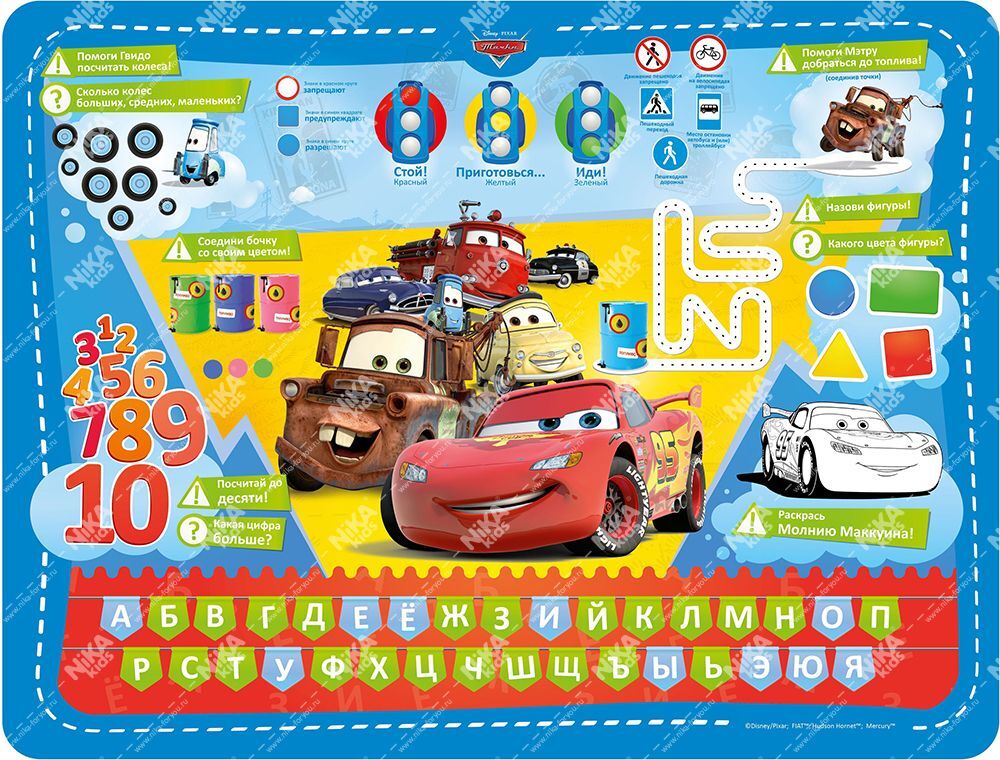

Складной стол Nika Disney Тачки Д1П/Т, Стол Nika Д1П/Т Disney Тачки