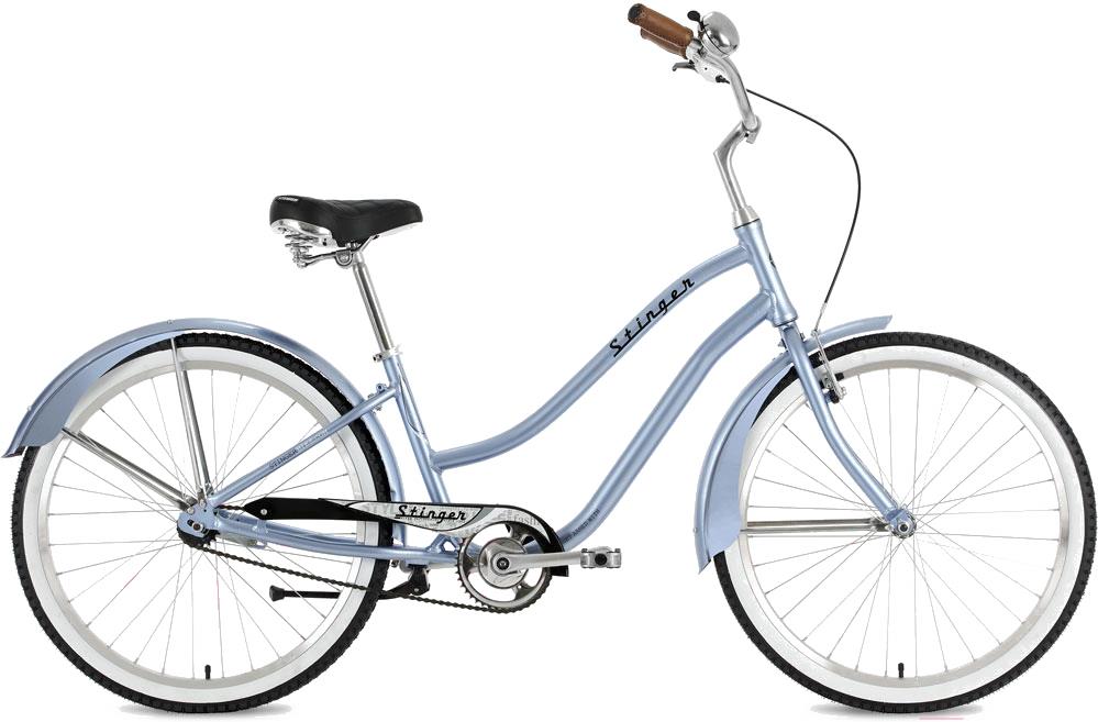 

Велосипед Stinger Cruiser L 26'' рама 16 дюймов синий [26AHC.CRUISERL.16BL8], Cruiser L