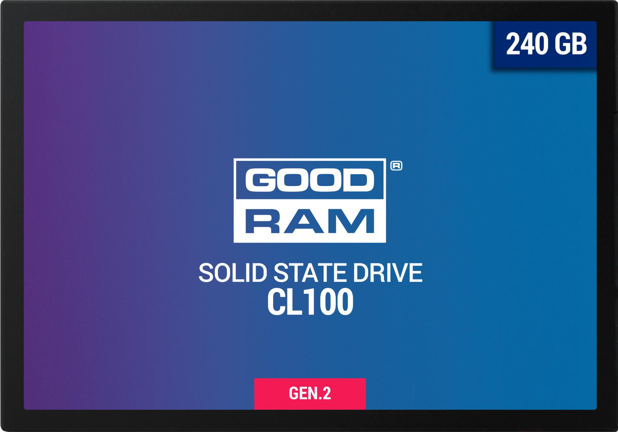 

SSD диск Goodram CL100 Gen. 2 240GB (SSDPR-CL100-240-G2), SSDPR-CL100-240-G2