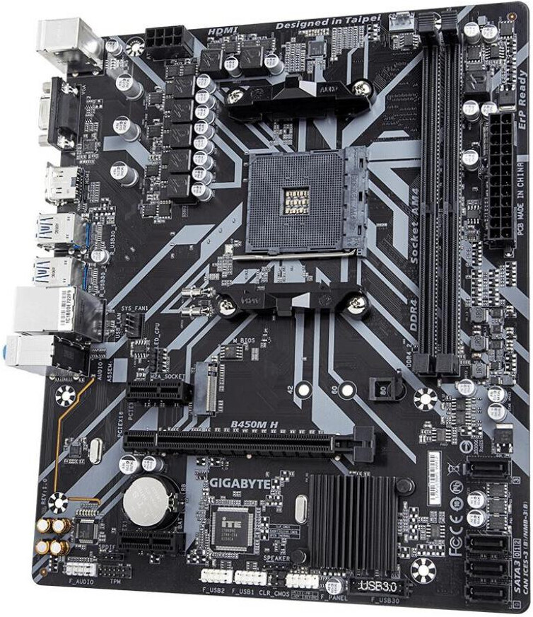 

Материнская плата Gigabyte B450M H