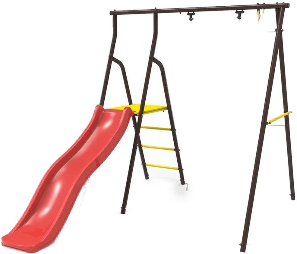 

Rokids Игровой комплекс УДК-1 горка шоколад/желтый (УДК-1 ш/ж), Игровой комплекс Rokids УДК-1 горка шоколад/желтый
