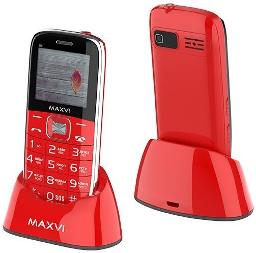 

Мобильный телефон Maxvi B6 (красный), Мобильный телефон Maxvi B6 красный