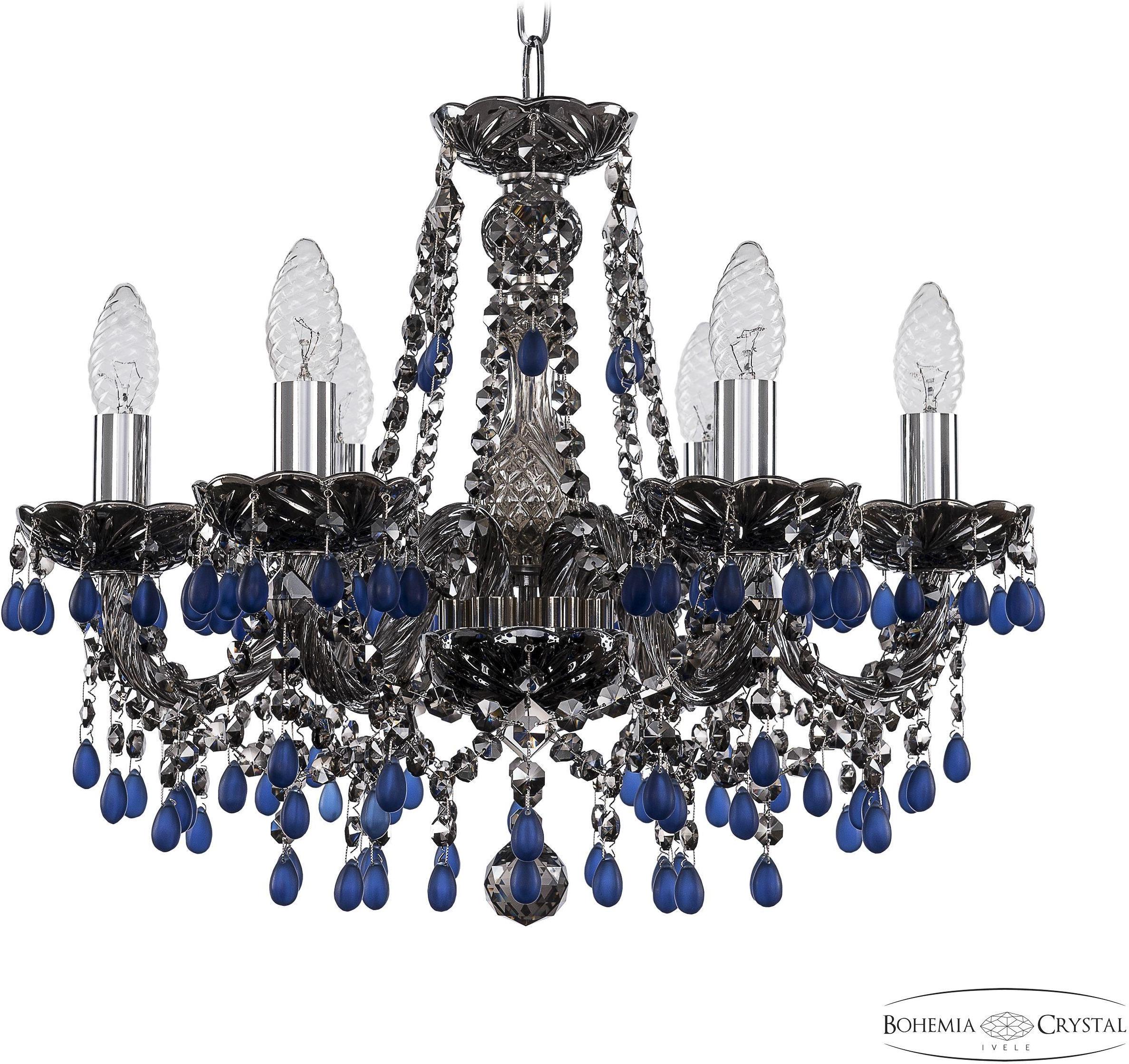 

Подвесная люстра Bohemia Ivele Crystal 1410/6/160 Ni V3001 M731
