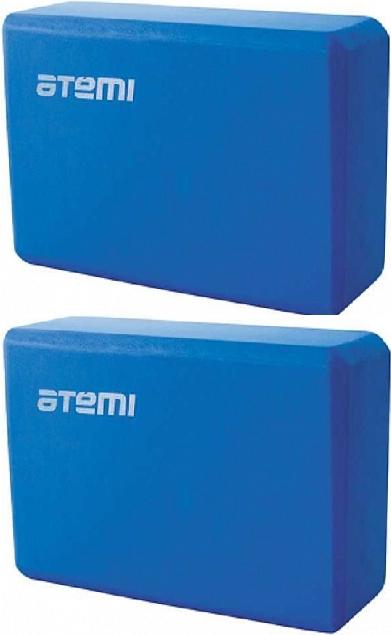 

Блок для йоги Atemi AYB01BE голубой, Блок для йоги Atemi AYB01BE 225х145х75 голубой