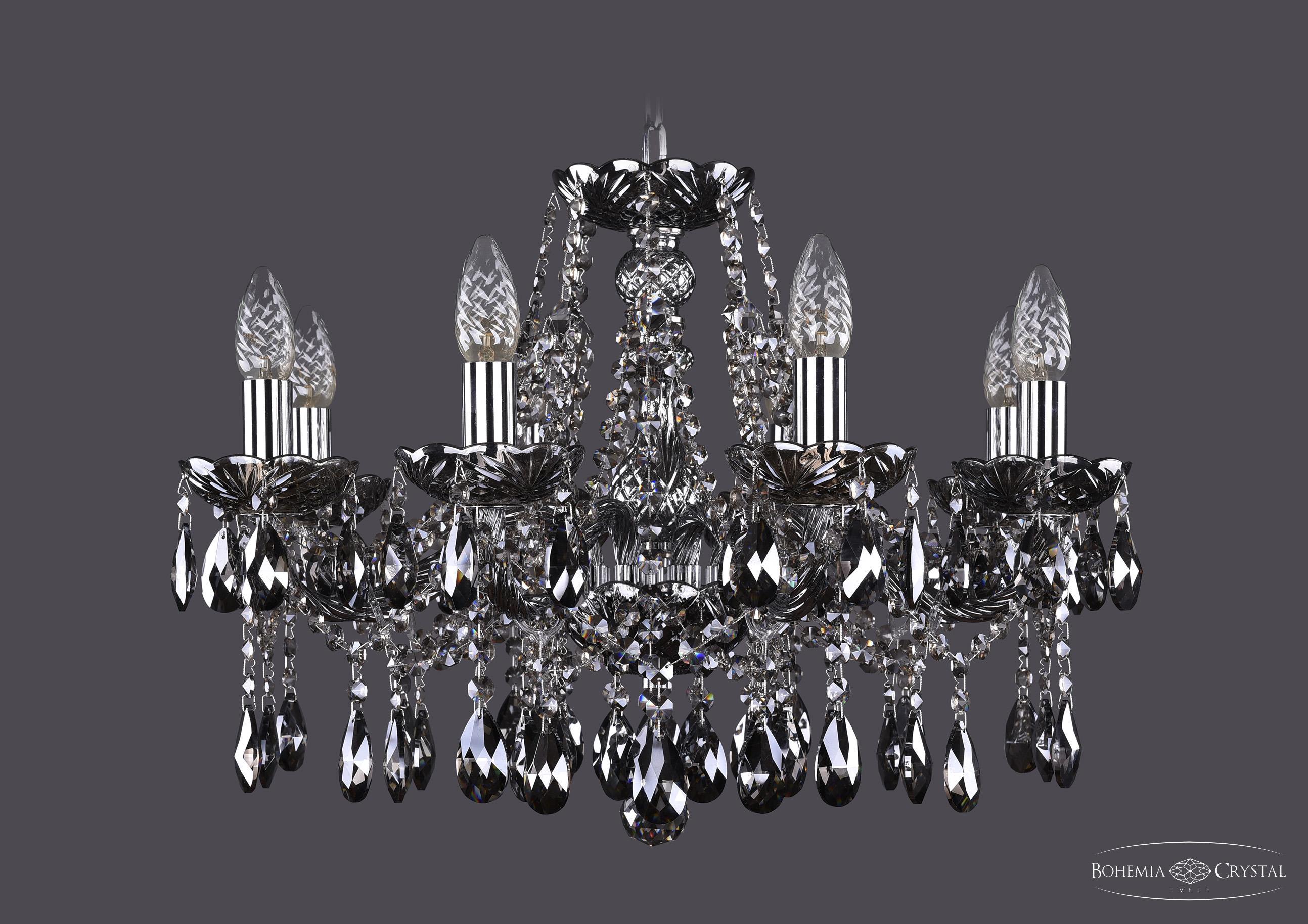 

Подвесная люстра Bohemia Ivele Crystal 1413/8/200/Ni/M731