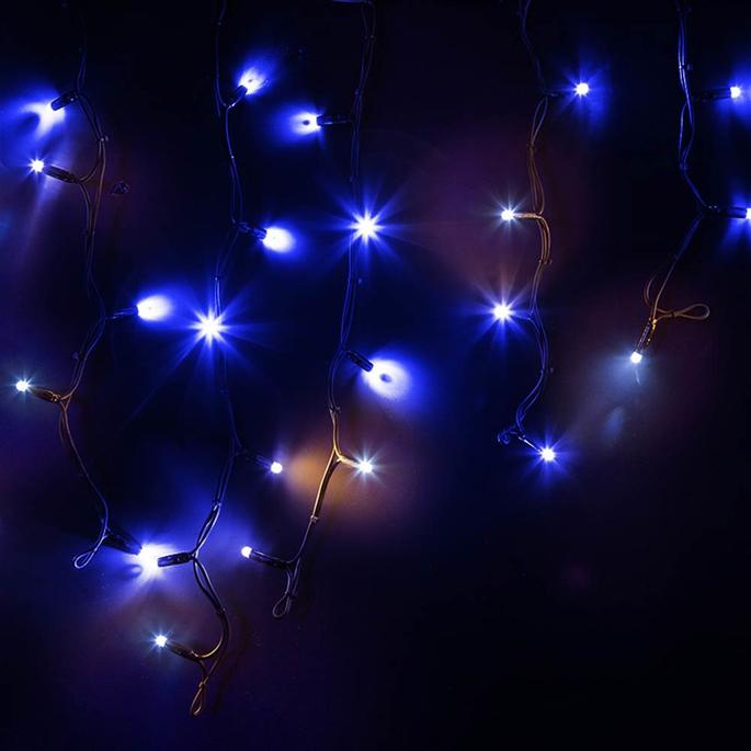 

Новогодняя гирлянда Neon-night Айсикл 2.4x0.6m 88 LED Blue [255-031], Айсикл 2.4x0.6m 88 LED
