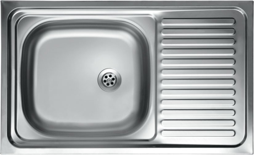 

Кухонная мойка КромРус S 416 RUS, Кухонная мойка КромРус S 416 RUS чаша слева (нержавеющая сталь)