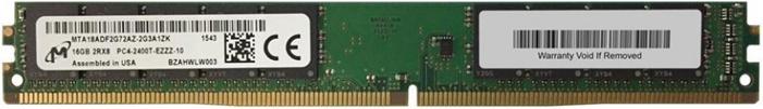 

Оперативная память Micron DDR4 VLP ECC UDIMM 16GB 2Rx8 2666 [MTA18ADF2G72AZ-2G6E1], DDR4 VLP ECC UDIMM 16GB 2Rx8 2666
