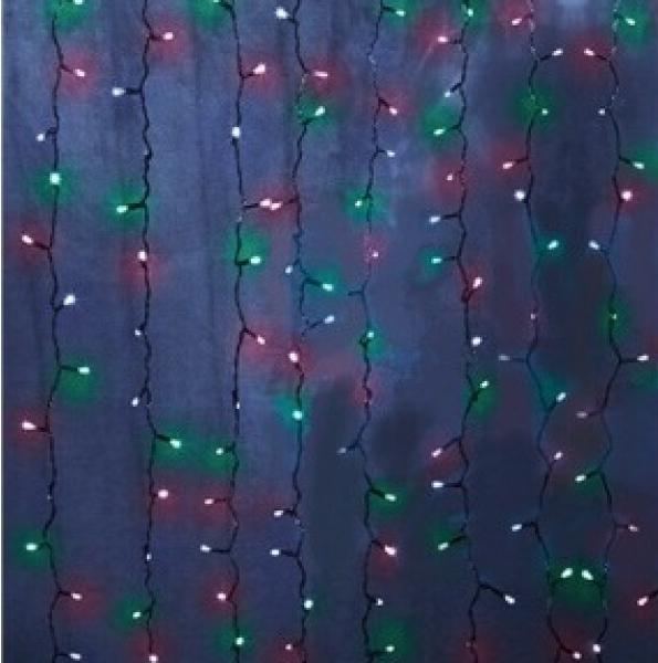 

Светодиодный занавес Neon-night Дождь 1.5х1.5 м разноцветный [235-039], Гирлянда Светодиодный Дождь 1,5х1,5м, свечение с динамикой, прозрачный провод, 220В, диоды МУЛЬТИ