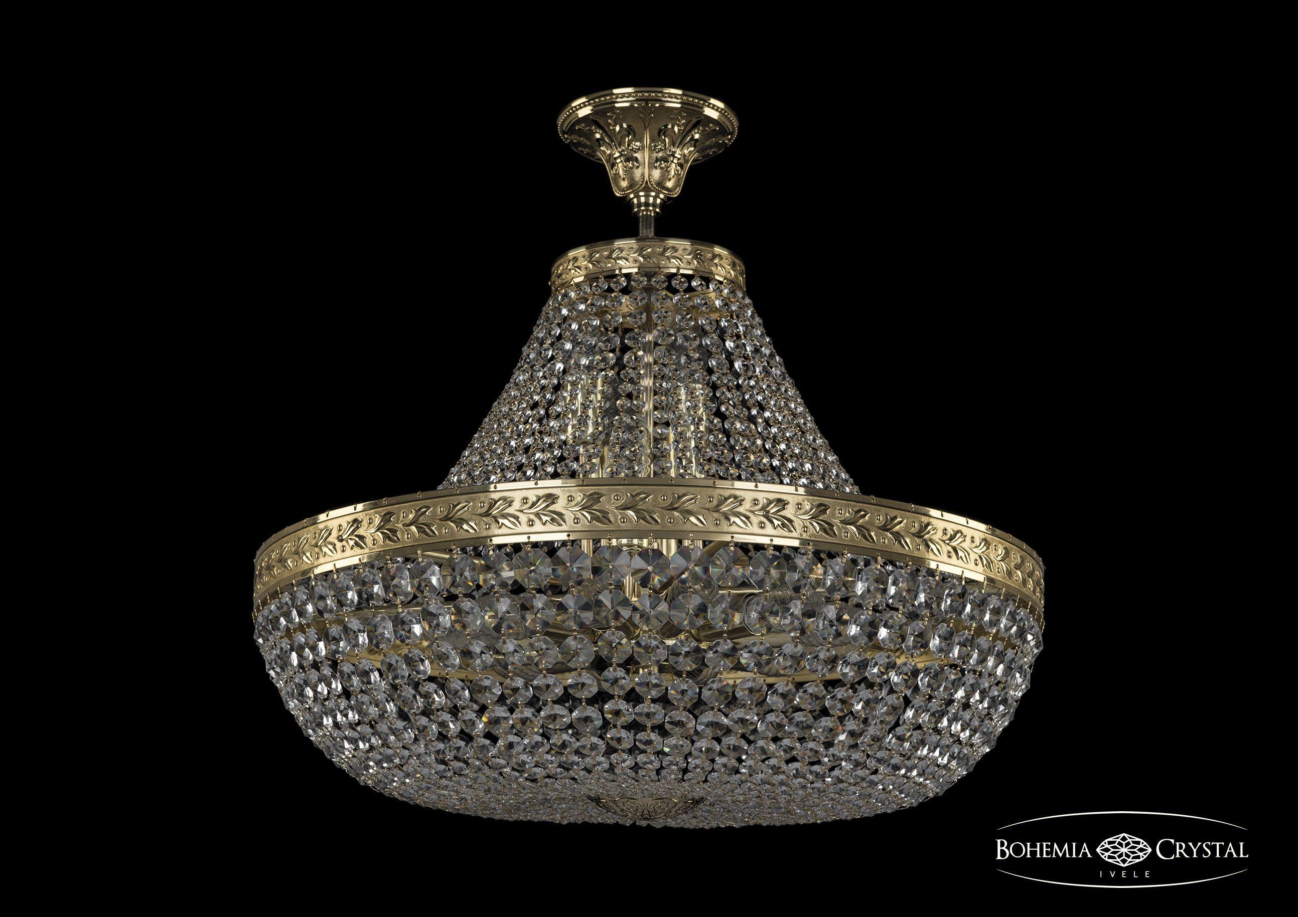 

Люстра на штанге Bohemia Ivele Crystal 19111/H1/60IV G
