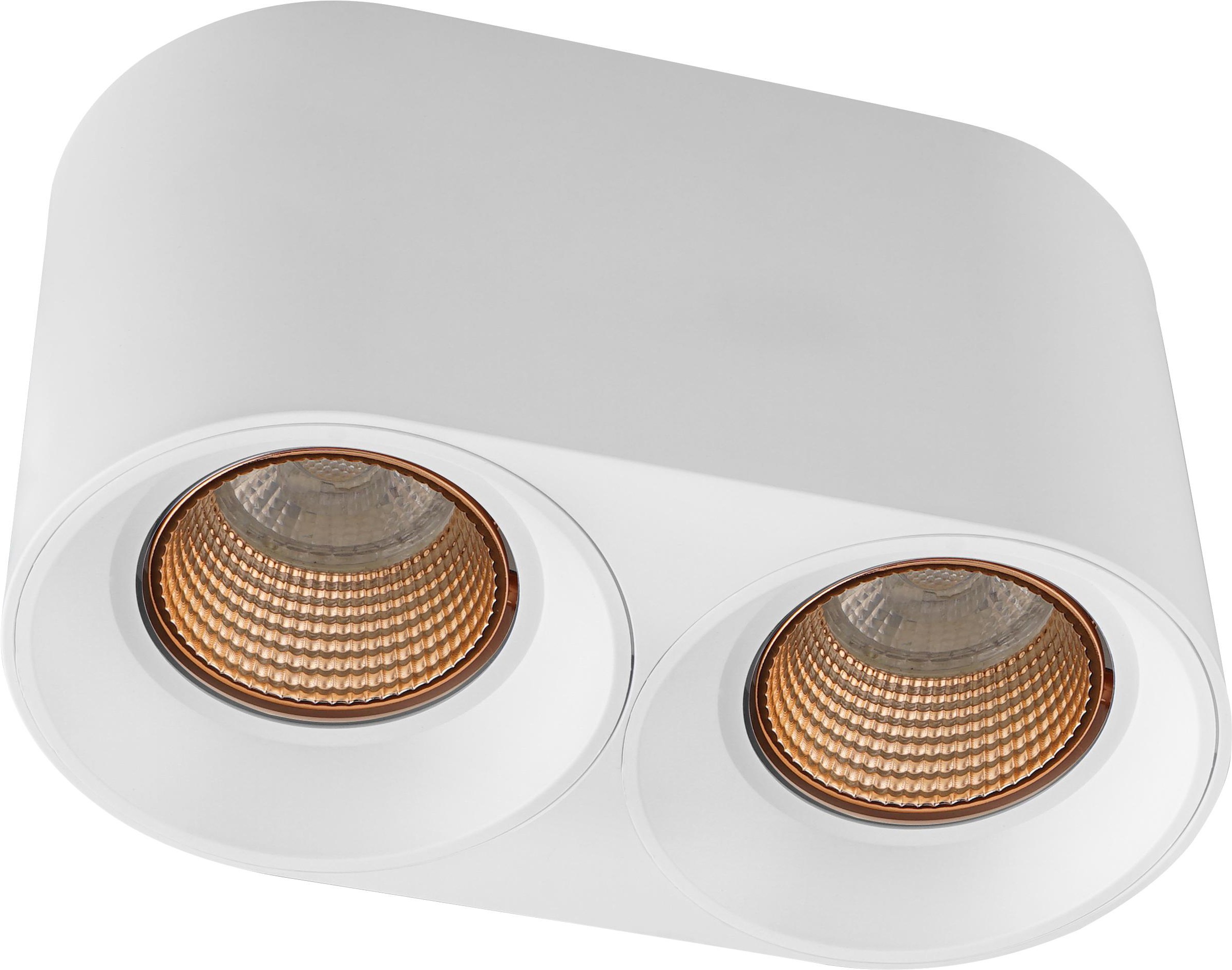 

Накладной точечный светильник Denkirs DK3096-WH+BR