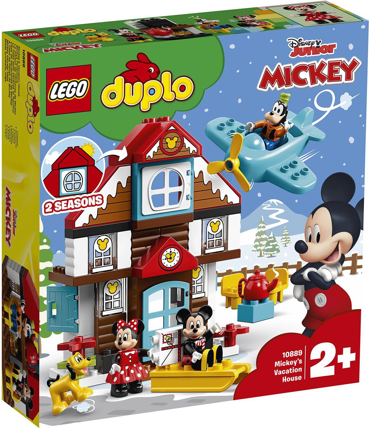 

Конструктор LEGO DUPLO Летний домик Микки [10889], DUPLO Летний домик Микки