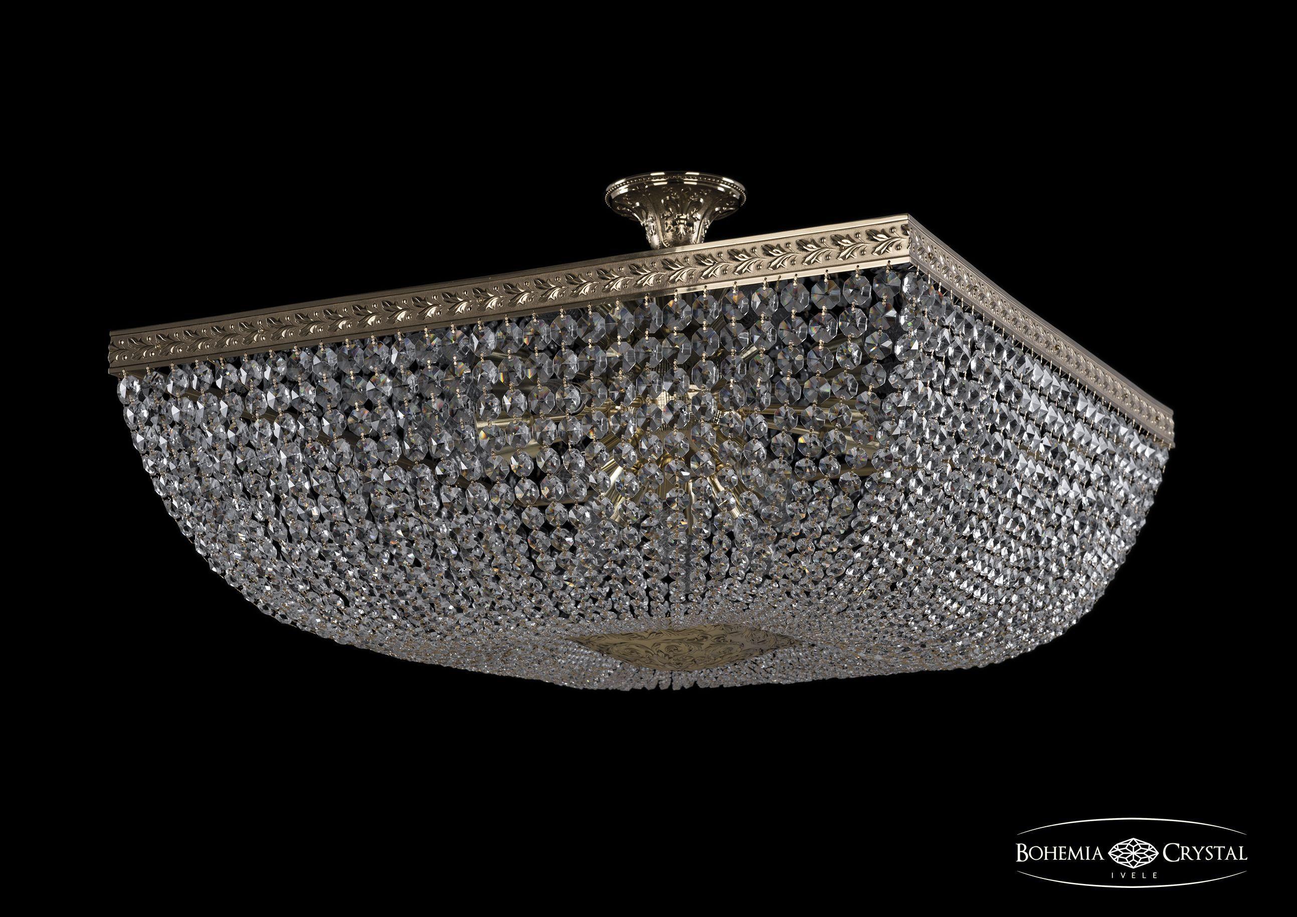 

Люстра на штанге Bohemia Ivele Crystal 19112/80IV G