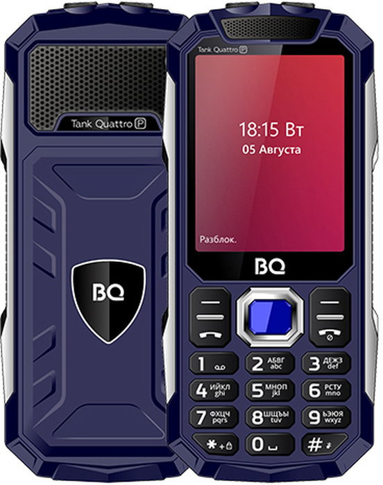 

Мобильный телефон BQ-Mobile Tank Quattro Power BQ-2817 синий