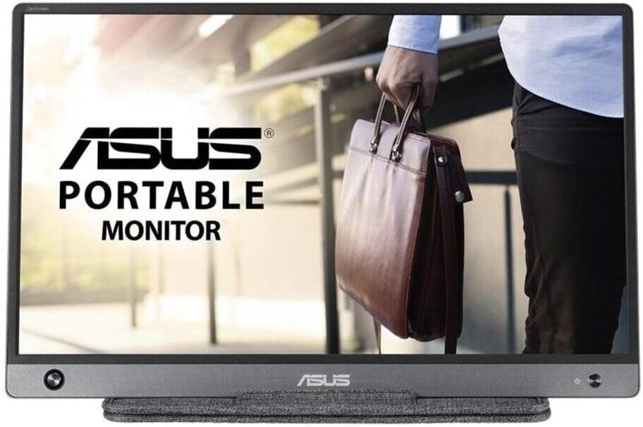 

Монитор Asus Portable MB16AH темно-серый (90LM04T0-B02170)