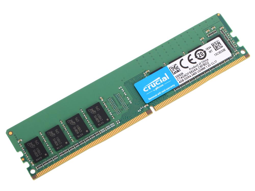 

Оперативная память Crucial DDR 4 DIMM 4Gb PC19200 2400Mhz, DDR 4 DIMM 4Gb PC19200 2400Mhz