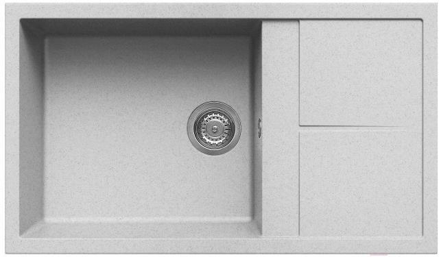 

Кухонная мойка Elleci Unico 410 G52 Bianco Pietra [LGU41052], Кухонная мойка Elleci Unico 410 Bianco G52